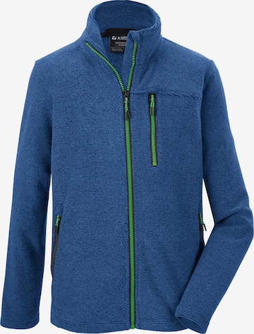 KILLTEC Fleece Jacket in Blue: front