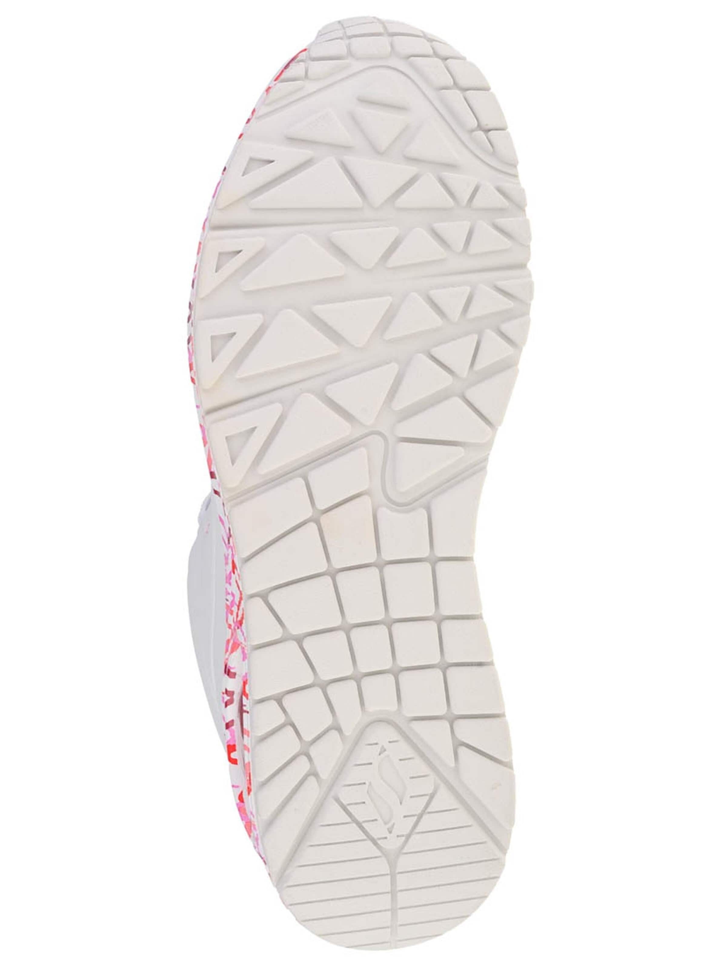 Baskets basses 'Uno-Loving Love' SKECHERS en blanc