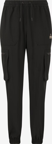 SOS Tapered Cargo Pants 'Salonga W' in Black: front