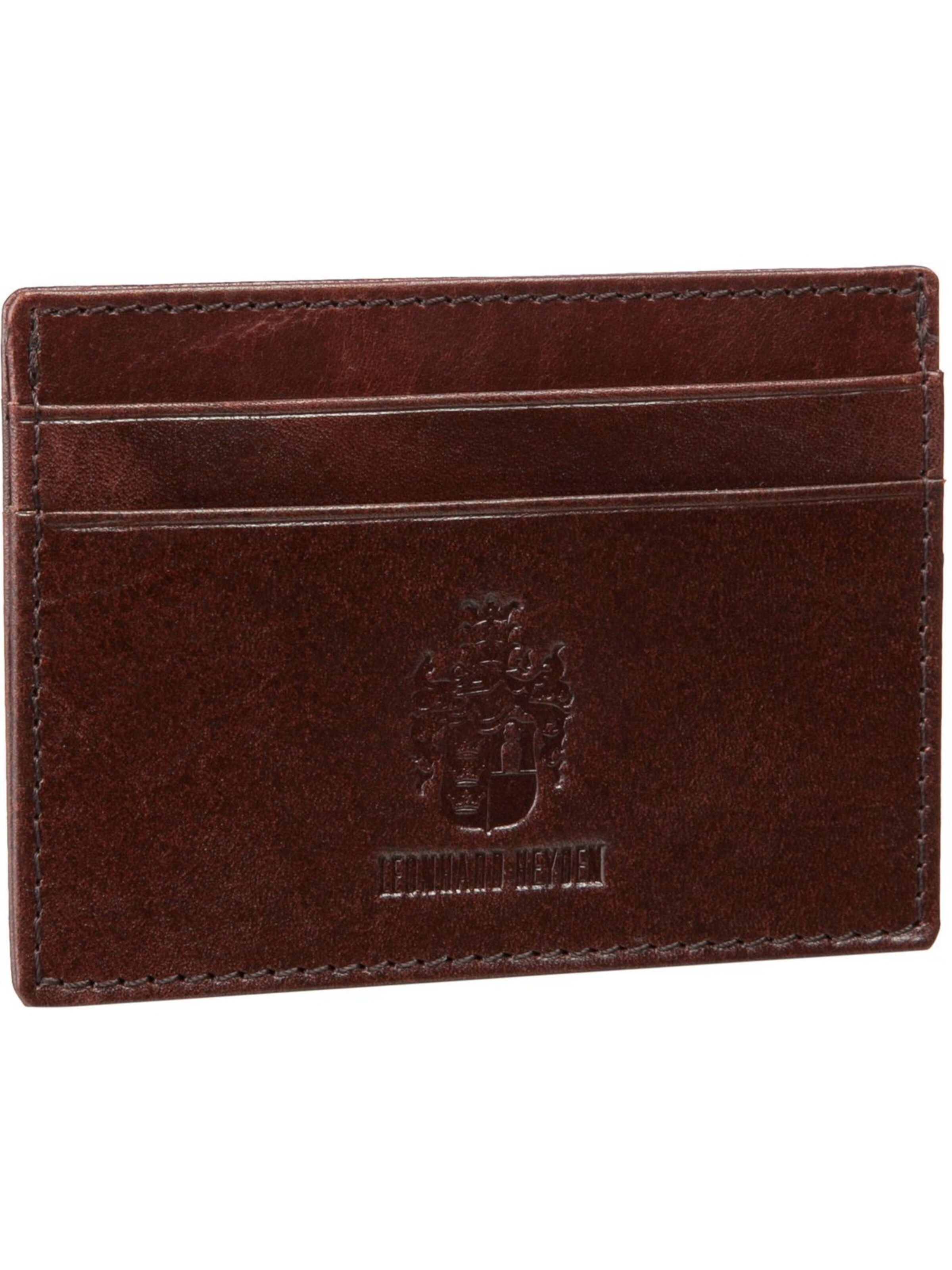 Étui 'Cambridge' LEONHARD HEYDEN en marron : devant