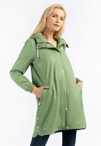 Manteau fonctionnel Schmuddelwedda en vert : devant