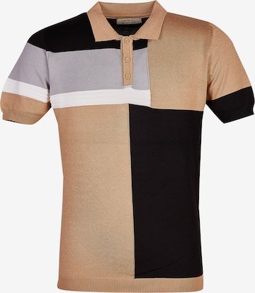 Leif Nelson Shirt in Bruin: voorkant