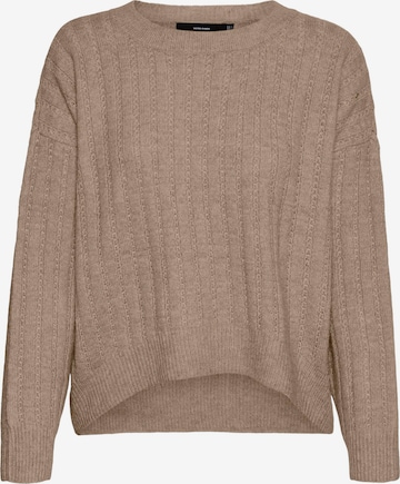 VERO MODA Sweater in Brown: front