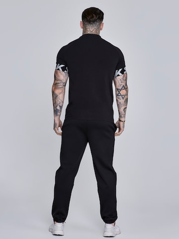 Regular Pantalon 'Essentials Poly' SikSilk en noir