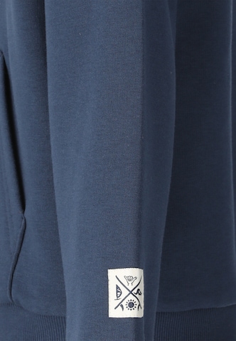 ZigZag Sweatshirt 'Lumix' in Blau