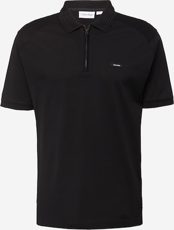 Calvin Klein Тениска в черно: отпред