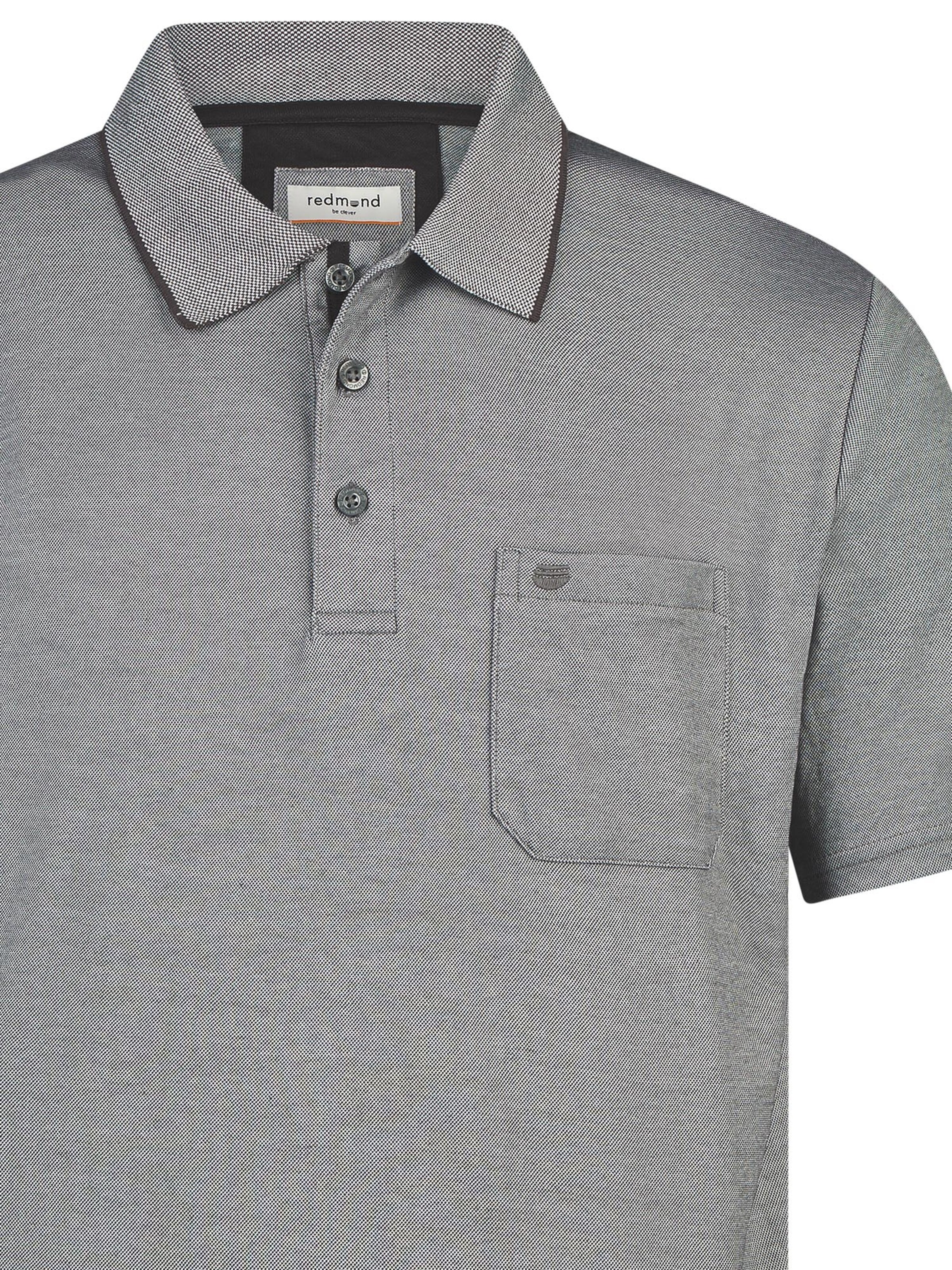 redmond Shirt 'Basic'‌ in Grau