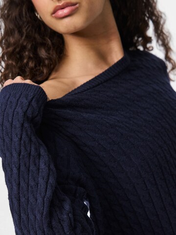 PIECES Sweater 'PCFia' in Blue