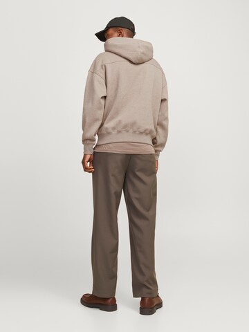 JACK & JONES Sweatshirt 'JORRidgewood' in Bruin