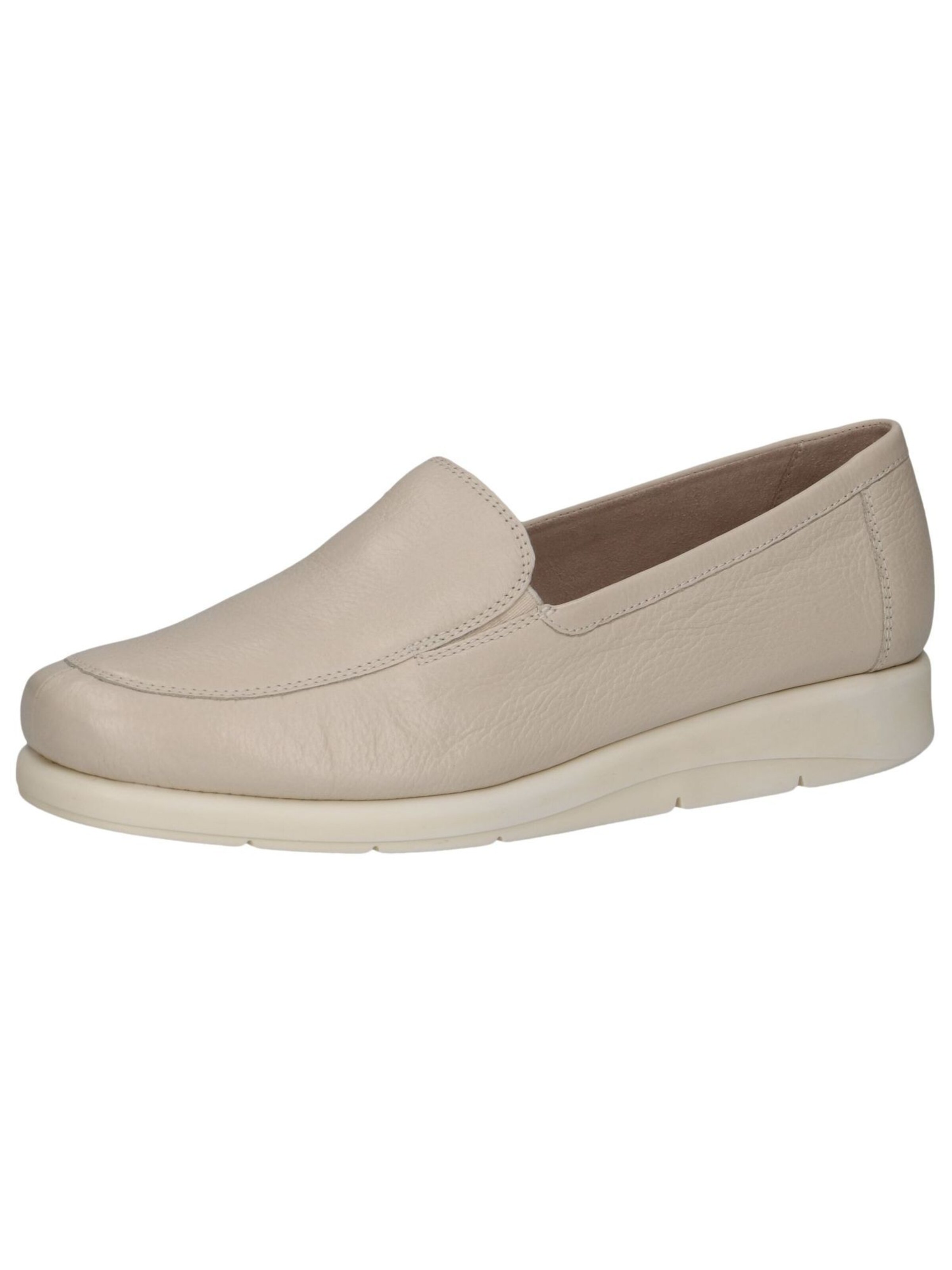 CAPRICE Classic Flats in Beige: front