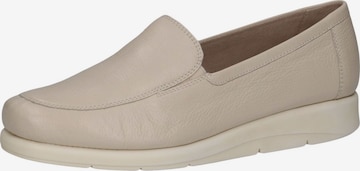 CAPRICE Classic Flats in Beige: front
