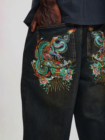 Ed Hardy Baggy Jeans in Zwart