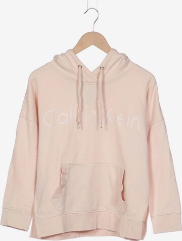 Calvin Klein Sweatshirt & Zip-Up Hoodie in S in Pink: front