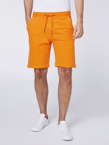 Oklahoma Jeans Regular Shorts in Orange: predná strana