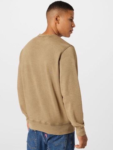 DIESEL Sweatshirt 'GIRK' in Brown