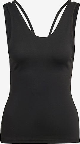 ADIDAS PERFORMANCE Sporttop 'Studio' in Schwarz: predná strana