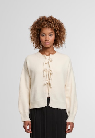 Cardigan Urban Classics en beige : devant