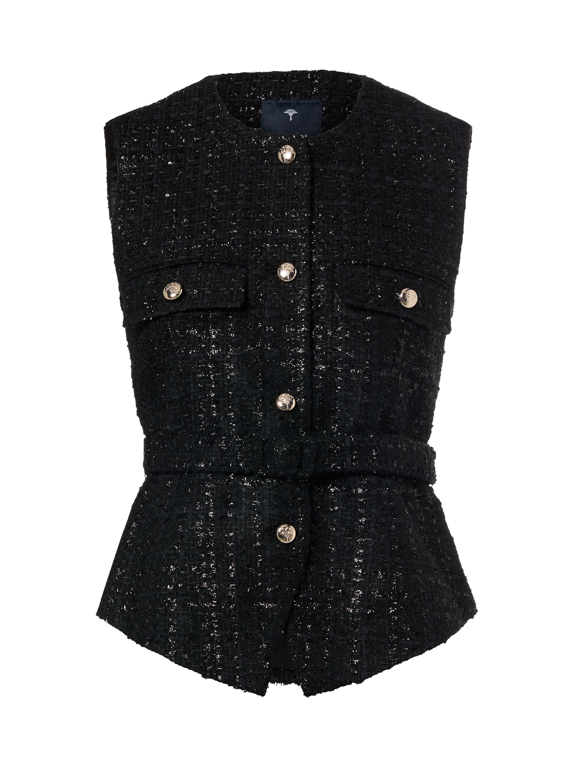 JOOP! Gilet 'Viola' en noir, Vue avec produit