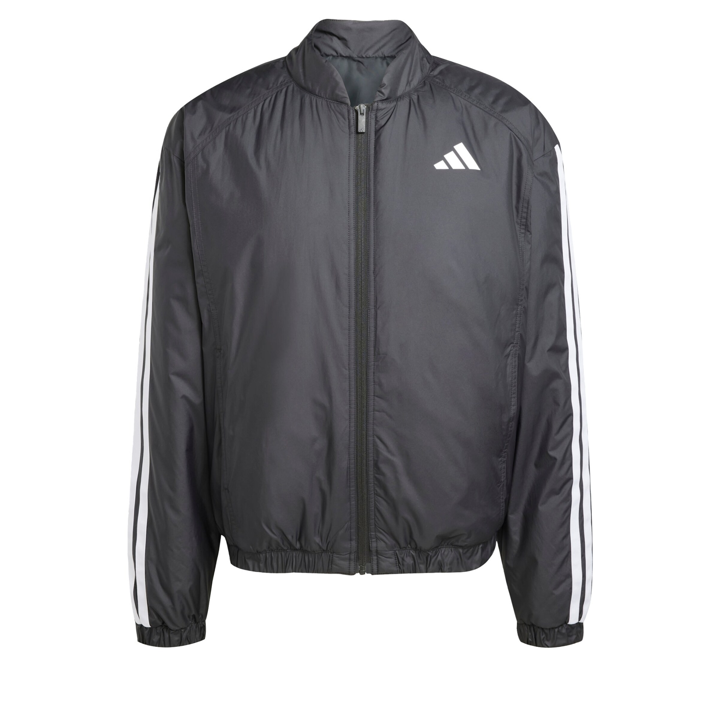 ADIDAS SPORTSWEAR Αθλητικό μπουφάν 'Essentials' σε μαύρο: μπροστά