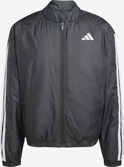 ADIDAS SPORTSWEAR Sportska jakna 'Essentials' u crna / bijela, Pregled proizvoda