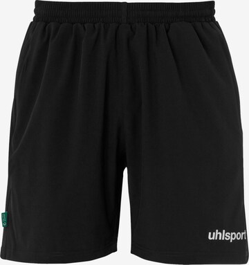 UHLSPORT Regular Workout Pants in Black: front