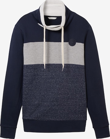 Sweat-shirt TOM TAILOR en bleu : devant