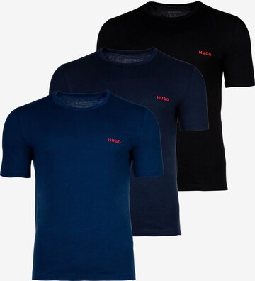 T-Shirt HUGO en bleu : devant