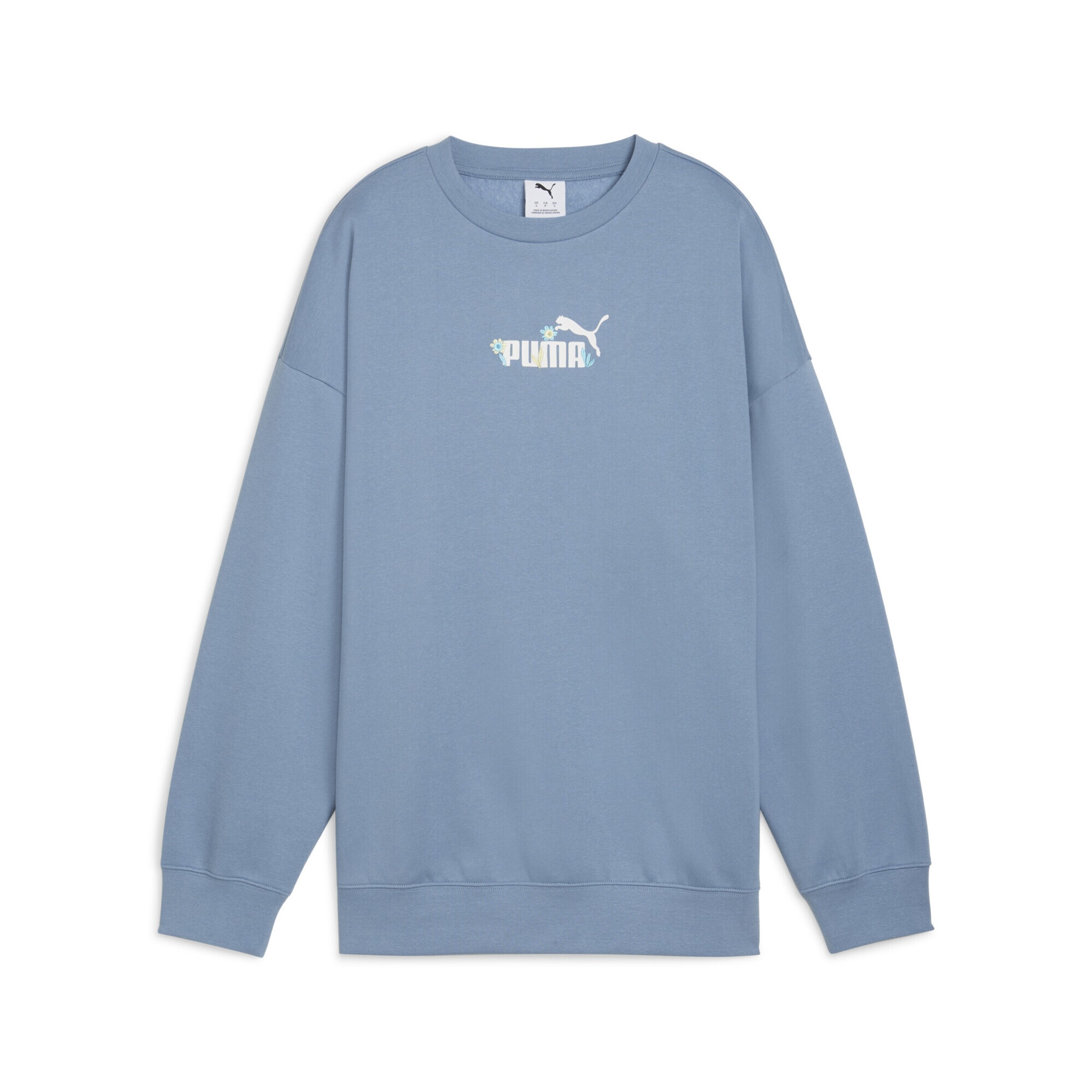 PUMA Sweatshirt 'Essentials Nature 2.0' in Blau: Vorderseite