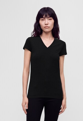 ARMANI EXCHANGE Tričko - Čierna: predná strana