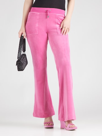 Juicy Couture Flared Trousers 'LAYLA' in Pink: front