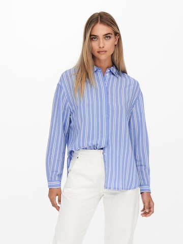 ONLY Blouse 'Hanne' in Blauw: voorkant