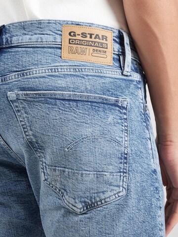 G-STAR Slimfit Jeans '3301' i blå