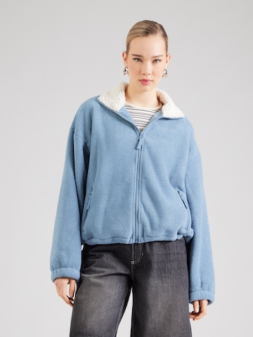 Veste en polaire 'DUNE' TOPSHOP en bleu : devant