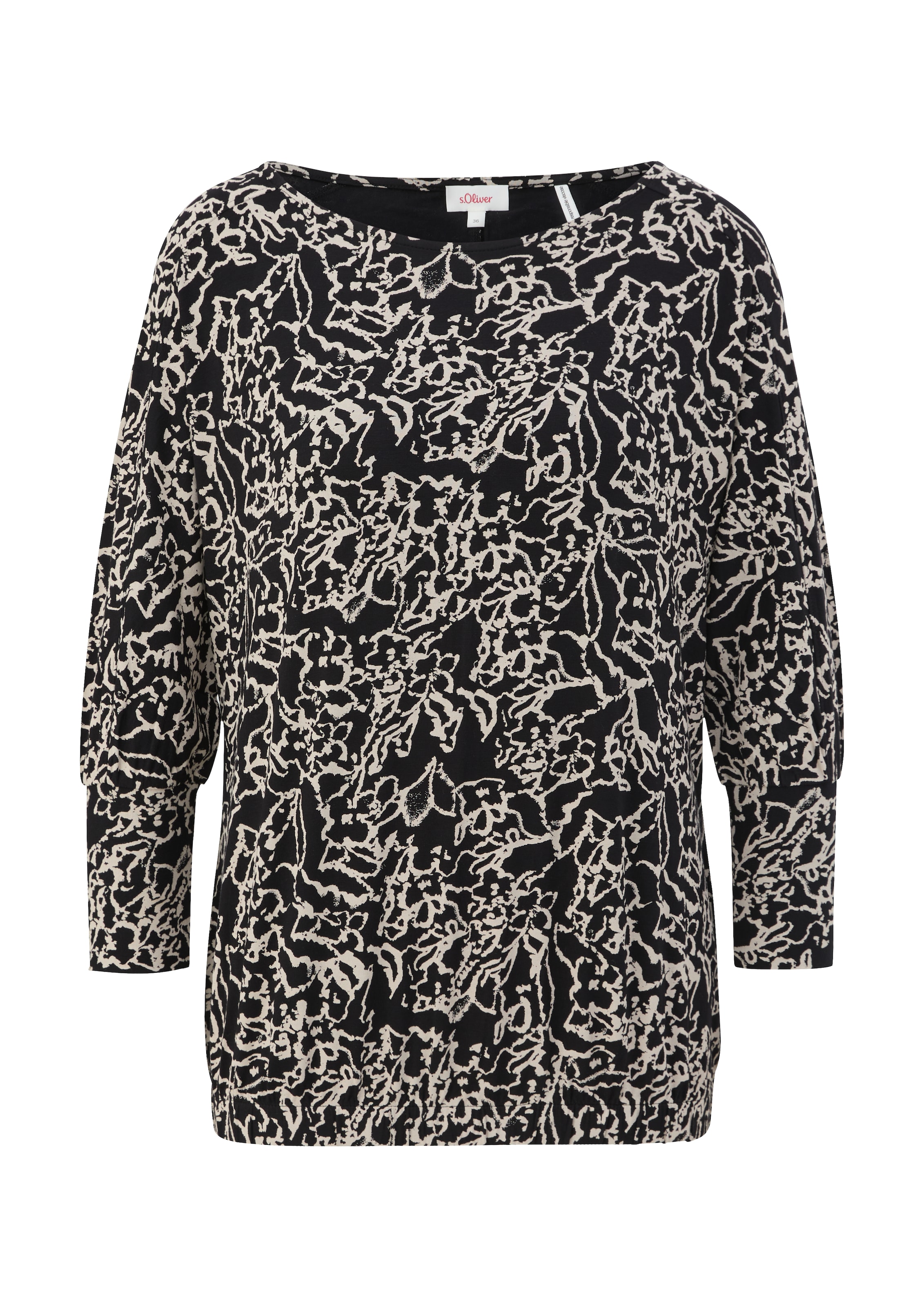 s.Oliver Shirt in Schwarz: Vorderseite
