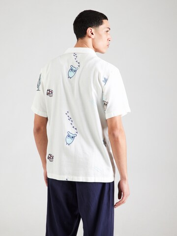 KnowledgeCotton Apparel Regular fit Πουκάμισο σε λευκό
