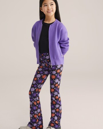 WE Fashion Вязаная кофта в Лиловый