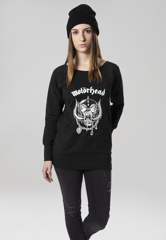 Merchcode Sweatshirt 'Motörhead Everything Louder' in Black: front