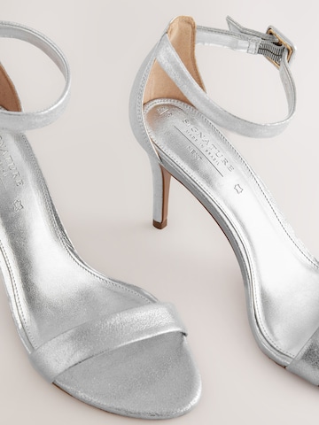Next Strap sandal in Silver