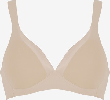 NATURANA T-shirt Bra in Beige: front