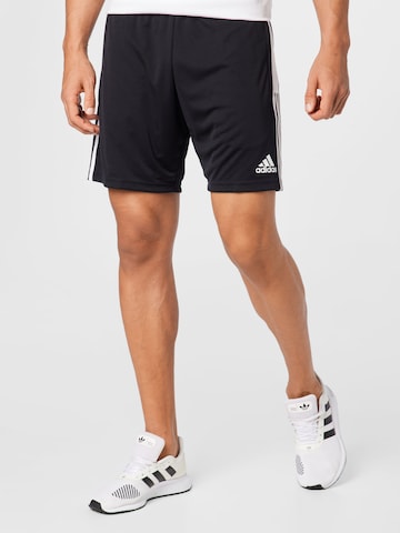ADIDAS PERFORMANCE Workout Pants 'Tiro' in Black: front