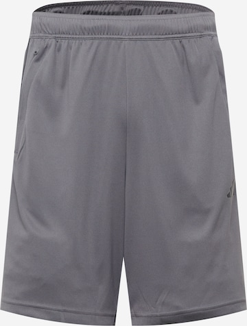 Regular Pantalon de sport 'Train Essentials Piqué 3-Stripes' ADIDAS PERFORMANCE en gris : devant