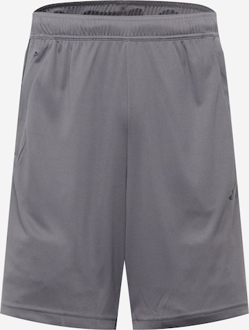 ADIDAS PERFORMANCE Regular Sportshorts 'Train Essentials Piqué 3-Stripes' in Grau: predná strana