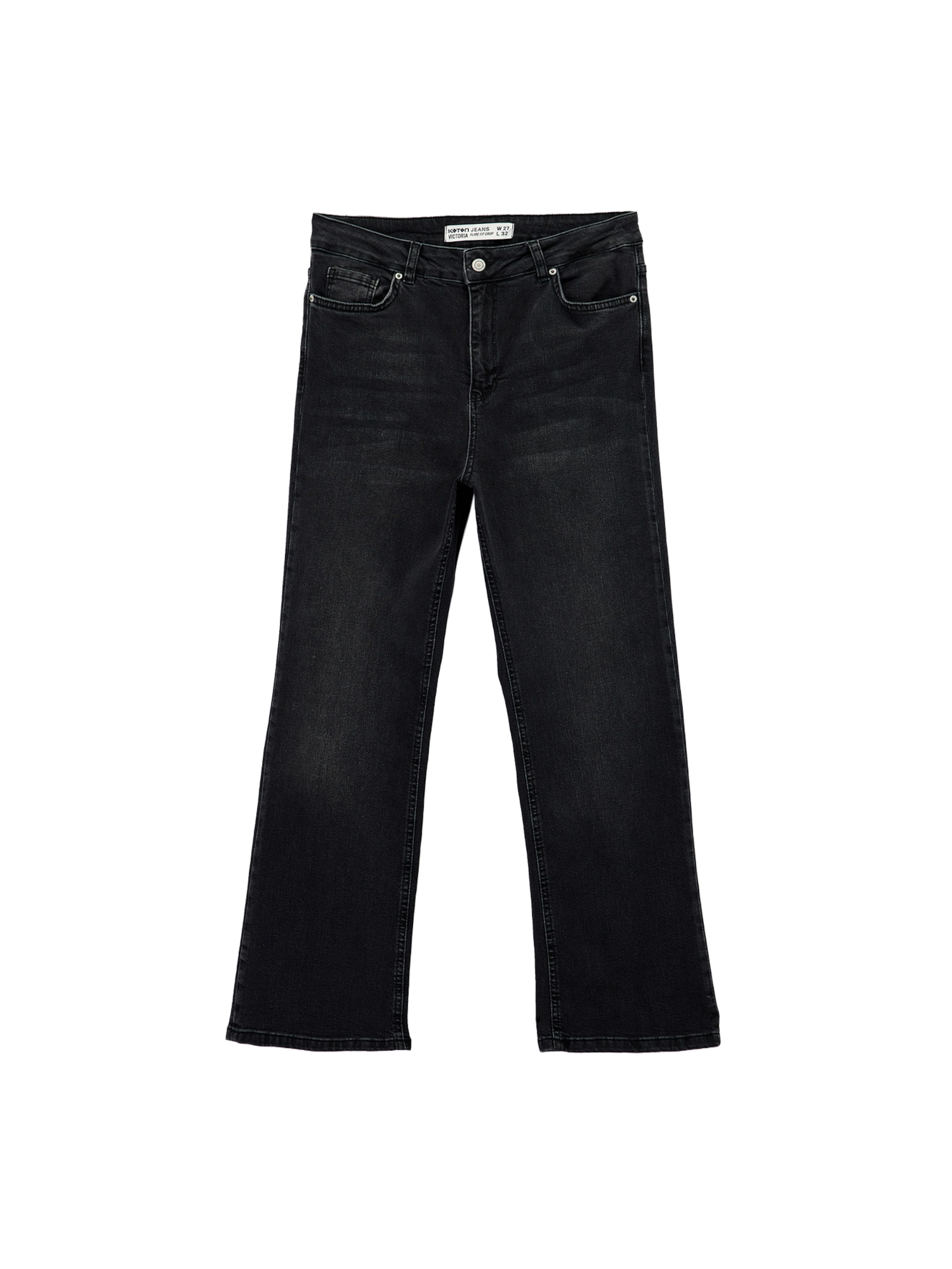 Koton Slimfit Jeans in Zwart: voorkant