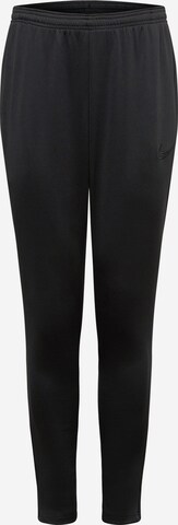 NIKE Workout Pants in Black: front