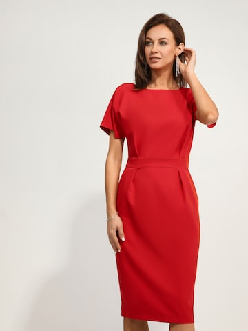 Awesome Apparel Dress in Red: front