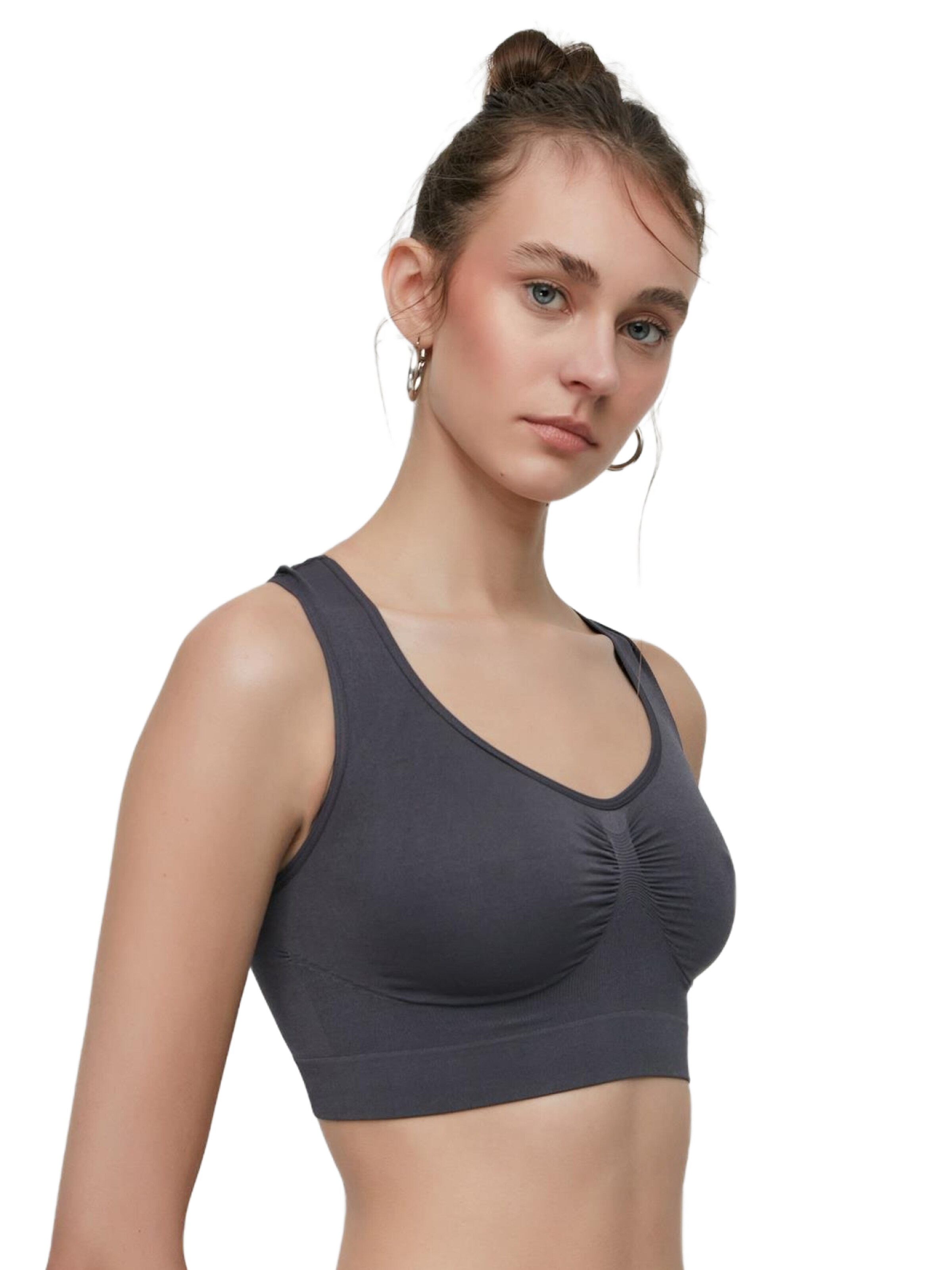 C&City Bralette Bra in Grey