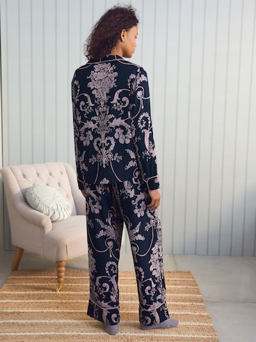 Pyjama 'Josette' LAURA ASHLEY en bleu