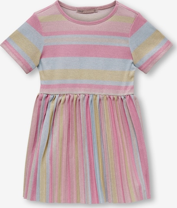 KIDS MINI GIRL Jurk in Roze: voorkant