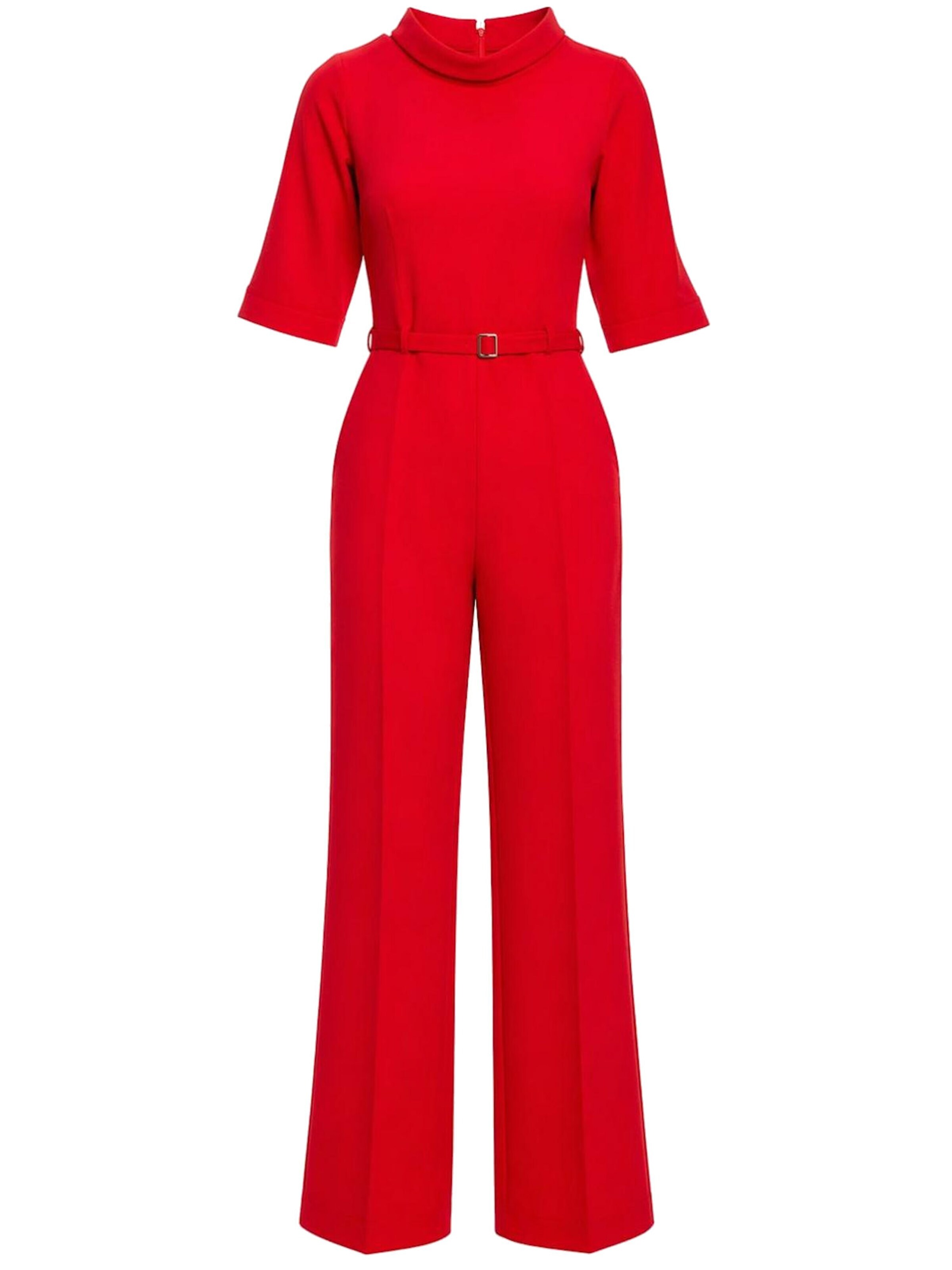 Numoco Jumpsuit 'Lola'‌‌ in Rot: Vorderseite