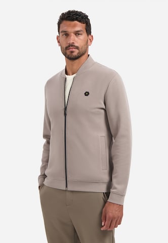No Excess Sweatvest in Beige: voorkant